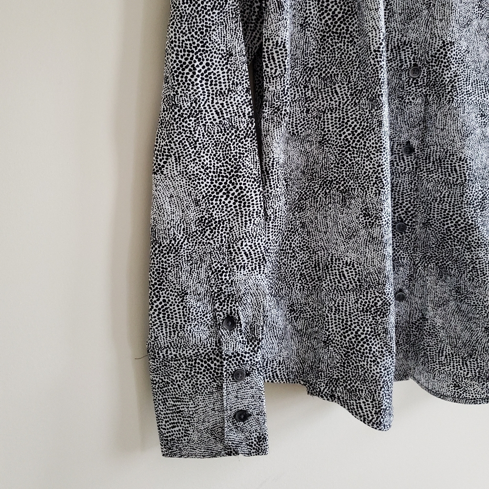 Calvin Klein Black & White Shirt Size L - Picture 6 of 12